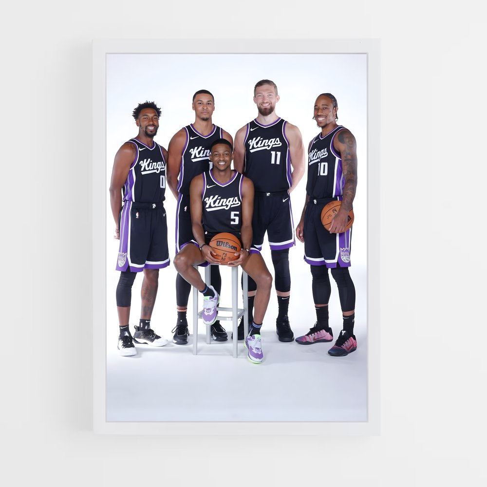 Poster Sacramento Dream Team – affiche Basketball (vue 3)